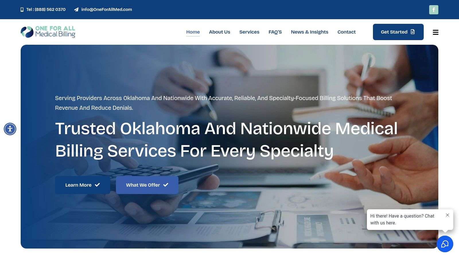 Screenshot from https://oneforallmed.com