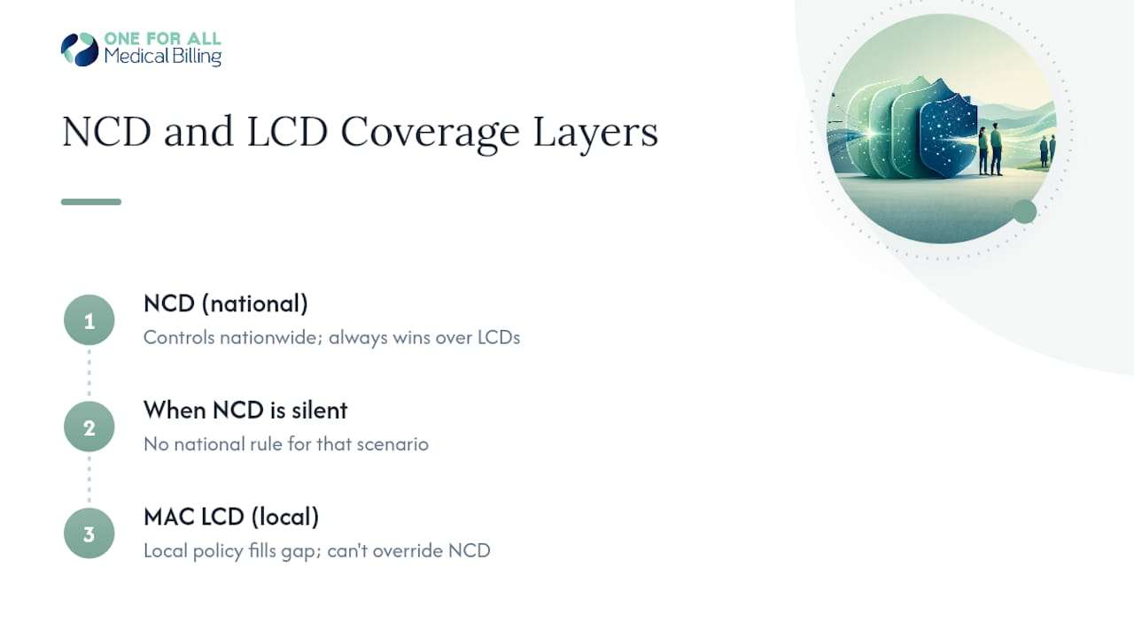NCD and LCD coverage hierarchy diagram